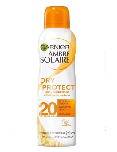 Garnier Ambre Solaire Dry Protect spray IP 20 protezione media 200 ml
