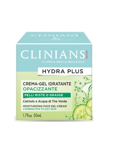 Clinians Hydra-Plus crema gel opacizzante pelli miste o grasse 50 ml